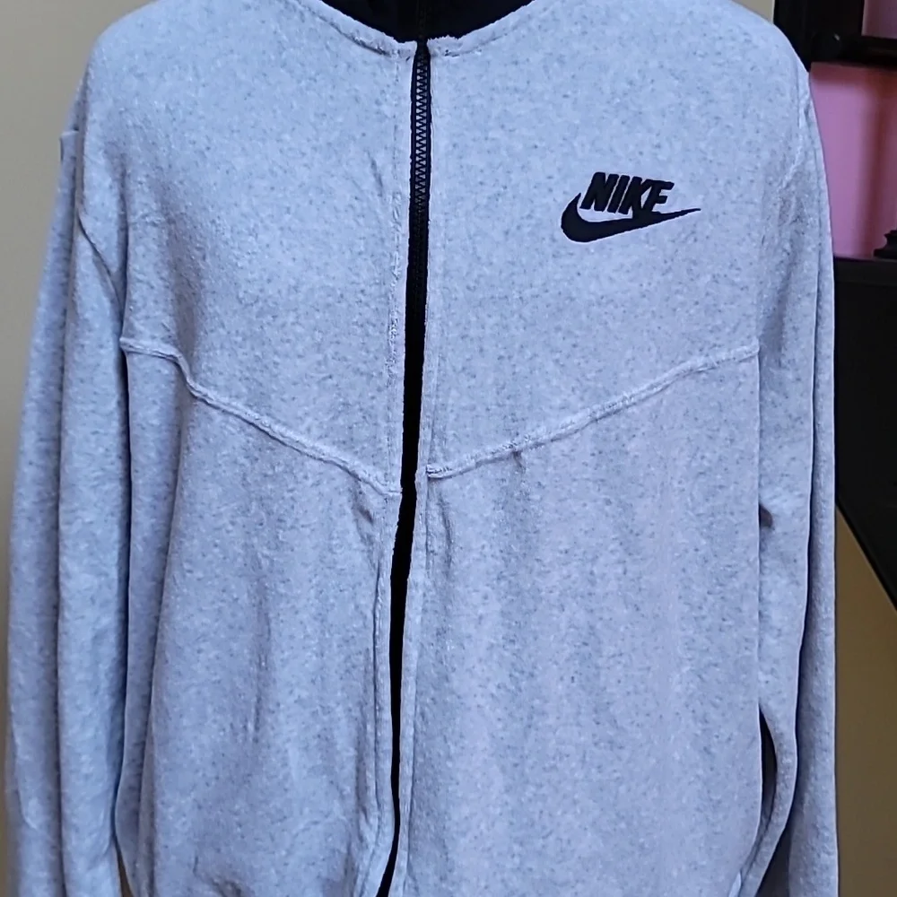Nike French Terry Jacket - SZ L - Picture 2 of 6